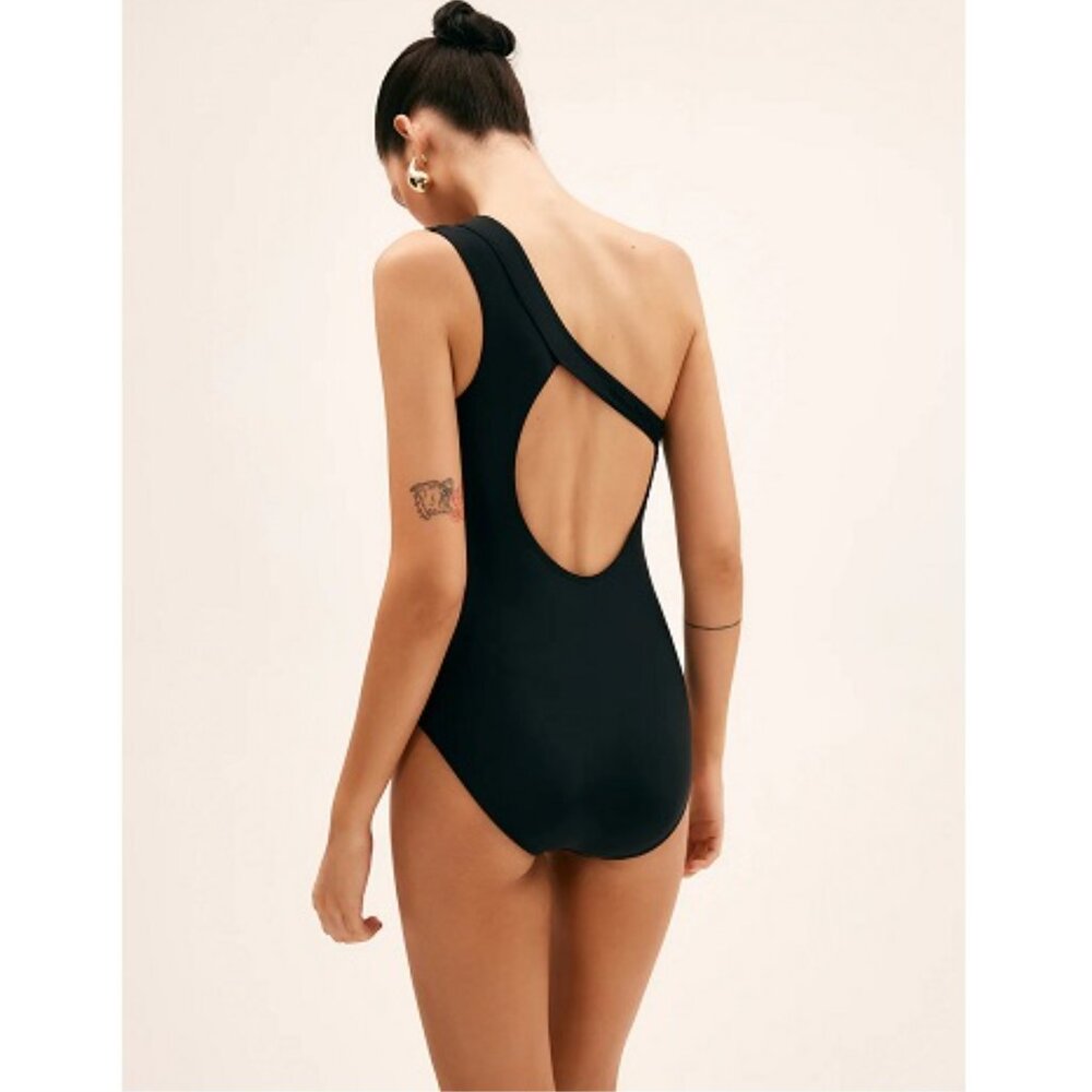 Commense Asymmetrical Cutout One Piece Swimsuit NWT, Size M - Picture 3 of 14